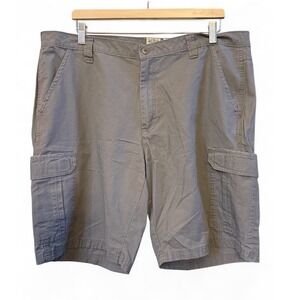 Men's Gray RedHead Cargo Casual Utility Cotton Shorts Size 40 Outdoor Summer